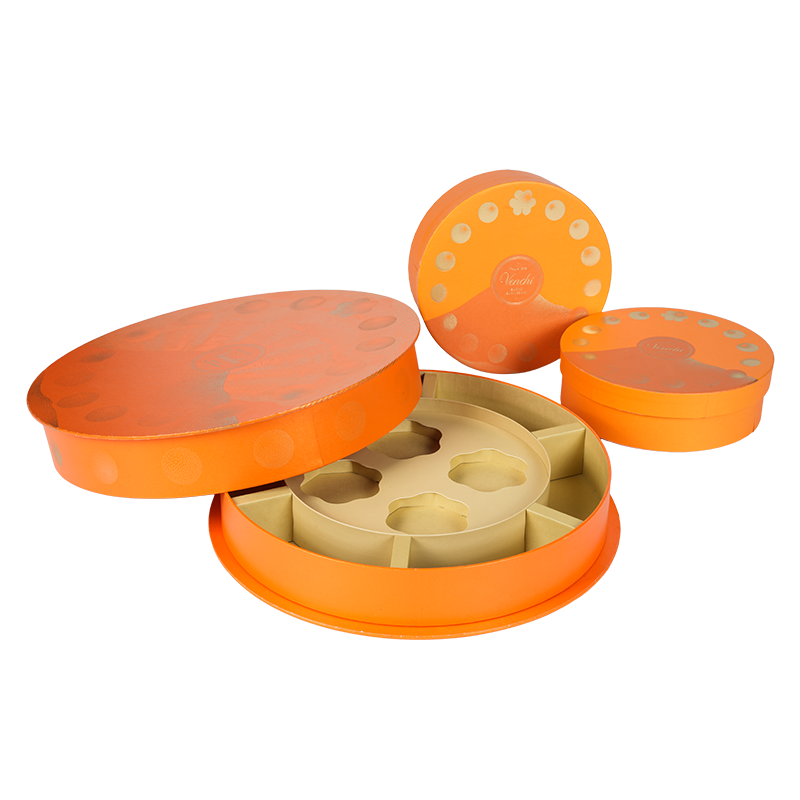 Stiv fuktsikker rund godteriboks