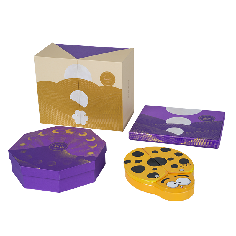 Stiv dobbeldørs sjokoladeemballasjeboks