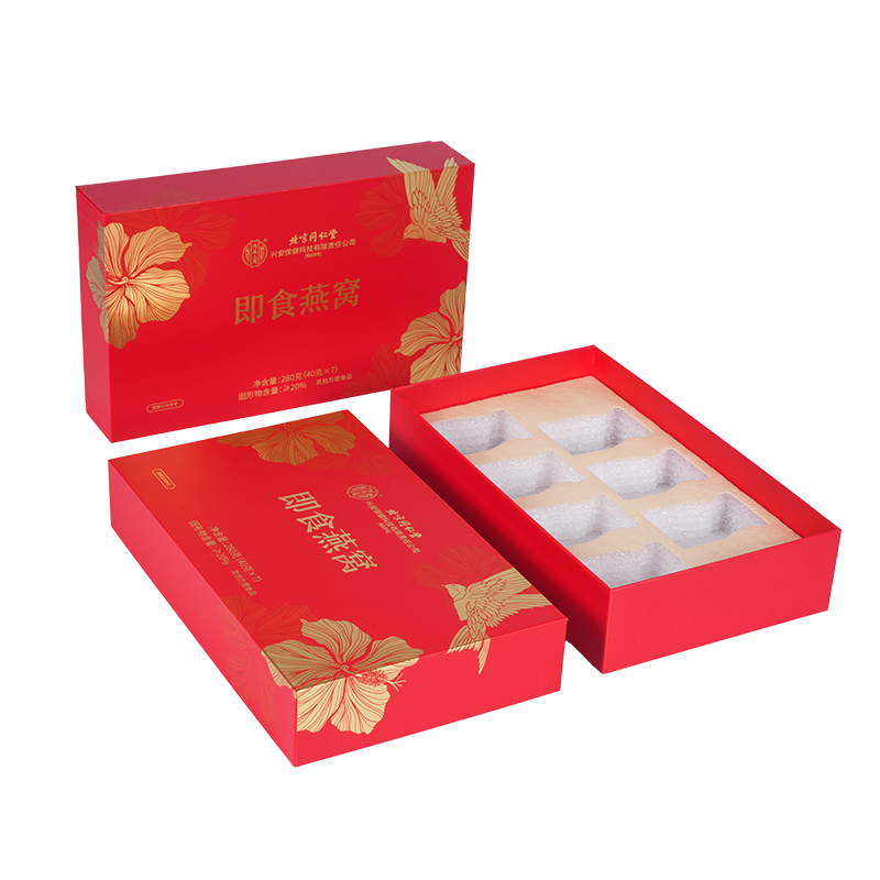 Stivt løftelokk til fugleredet gaveeske