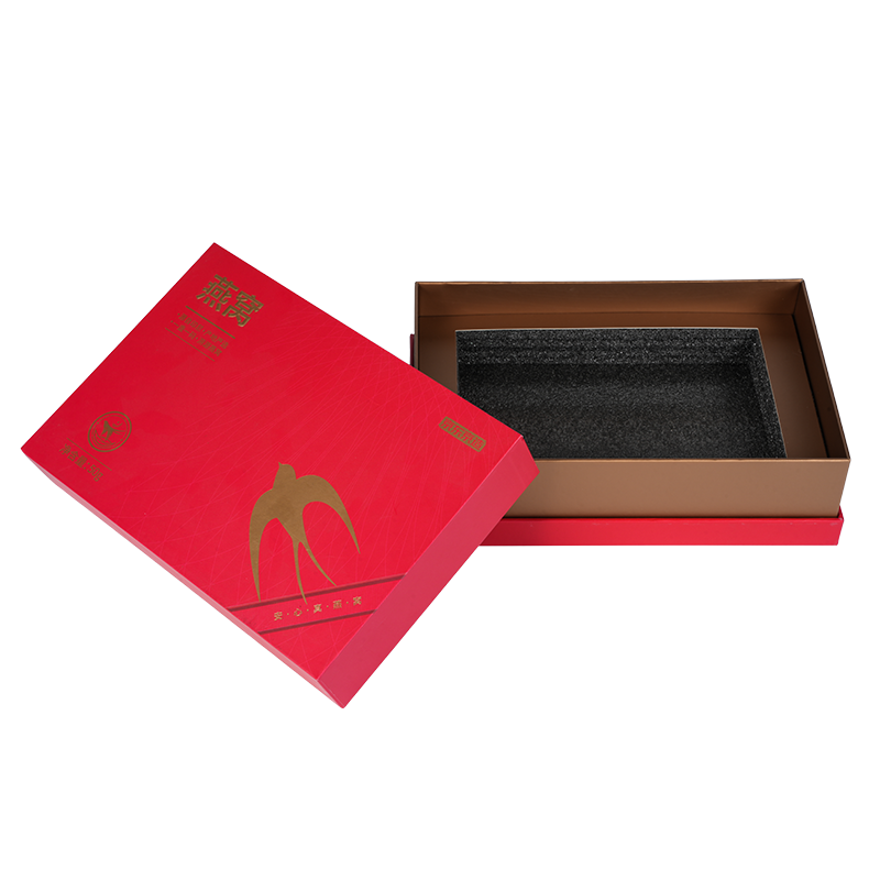 Stivt løftelokk til fugleredet gaveeske