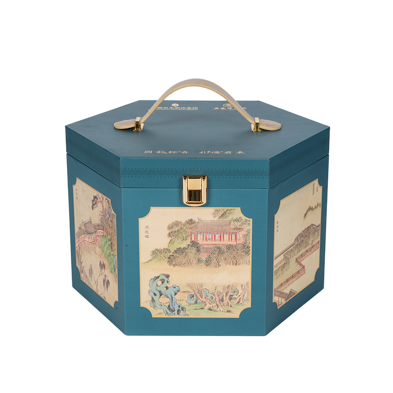 Stiv dobbeldørs kakeemballasjeboks