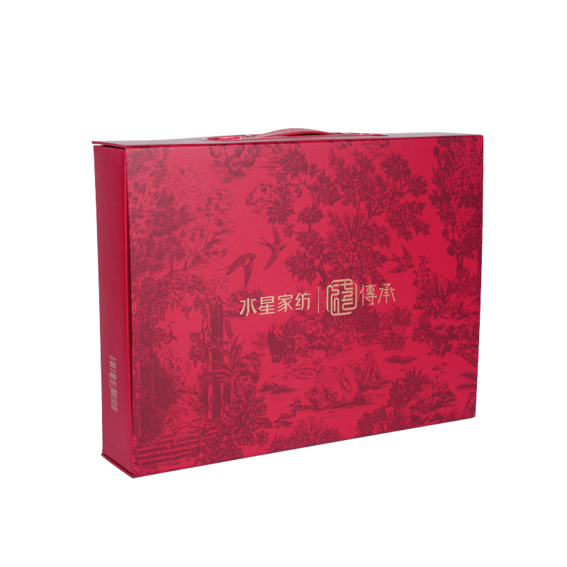 Begroingshindrende og fuktsikre laminerte bokformede papirbokser for hjemmetekstilemballasje