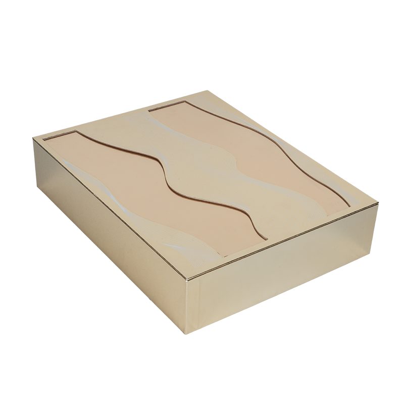 Stiv dobbeldørs spiseolje gaveeske