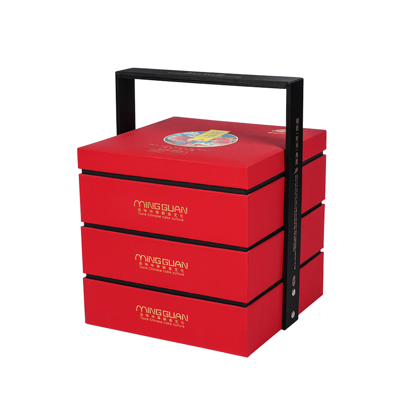 Stiv dobbeldørs kakeemballasjeboks