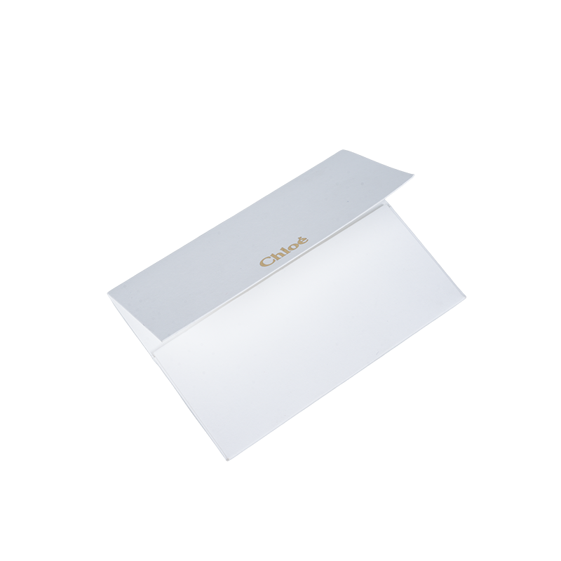 Dobbeltlags hvit papp hengemerker for emballasje av plagg