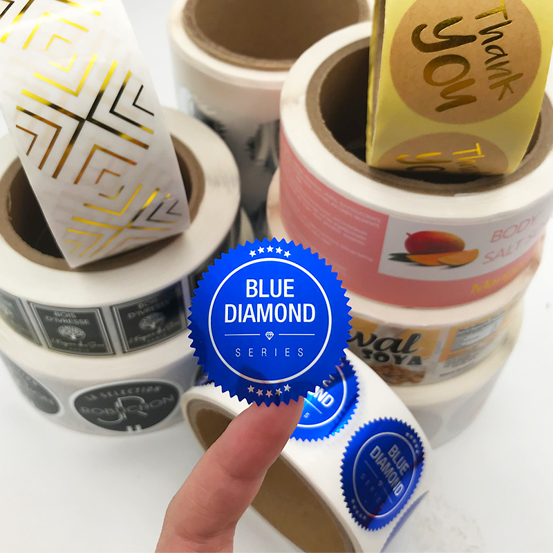 Bestrøket papir selvklebende etikett