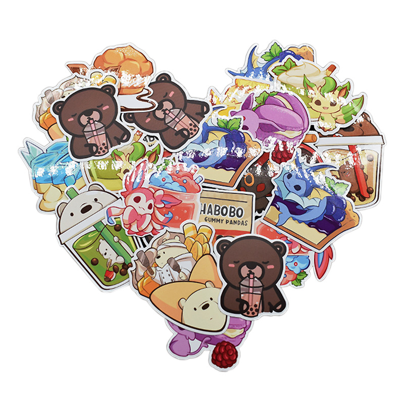 Bestrøket papir selvklebende etikett