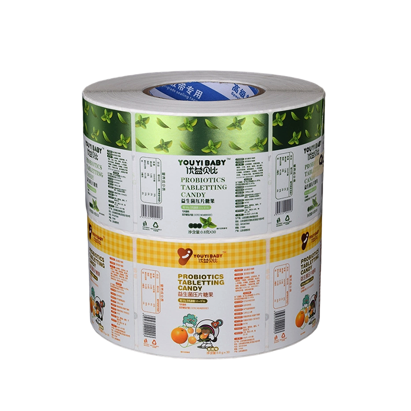 Bestrøket papir selvklebende etikett