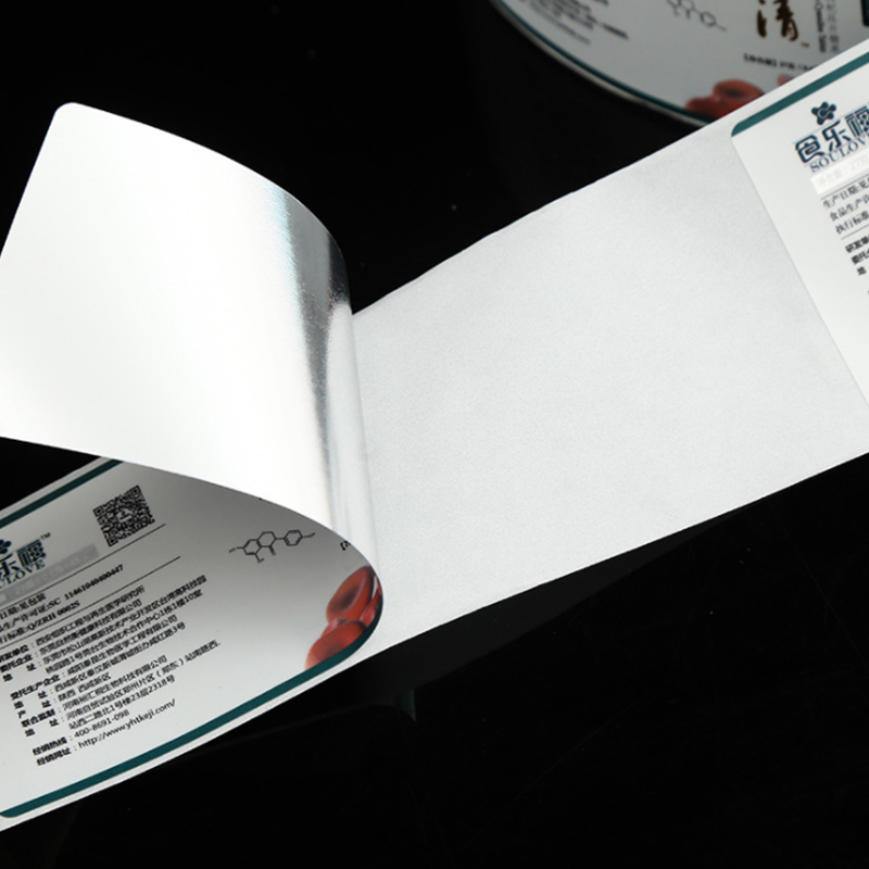 Selvklebende etiketter for kosttilskudd